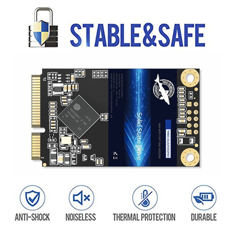 DogFish SSD mSATA 16GB Dogfish Internal Solid State Drive High Performance Hard Drive for Desktop Laptop SATA III 6Gb/s Includes SSD 32GB 60GB 64GB 120GB 128GB 240GB 250GB 480GB 500GB (16GB MSATA) - Image 4
